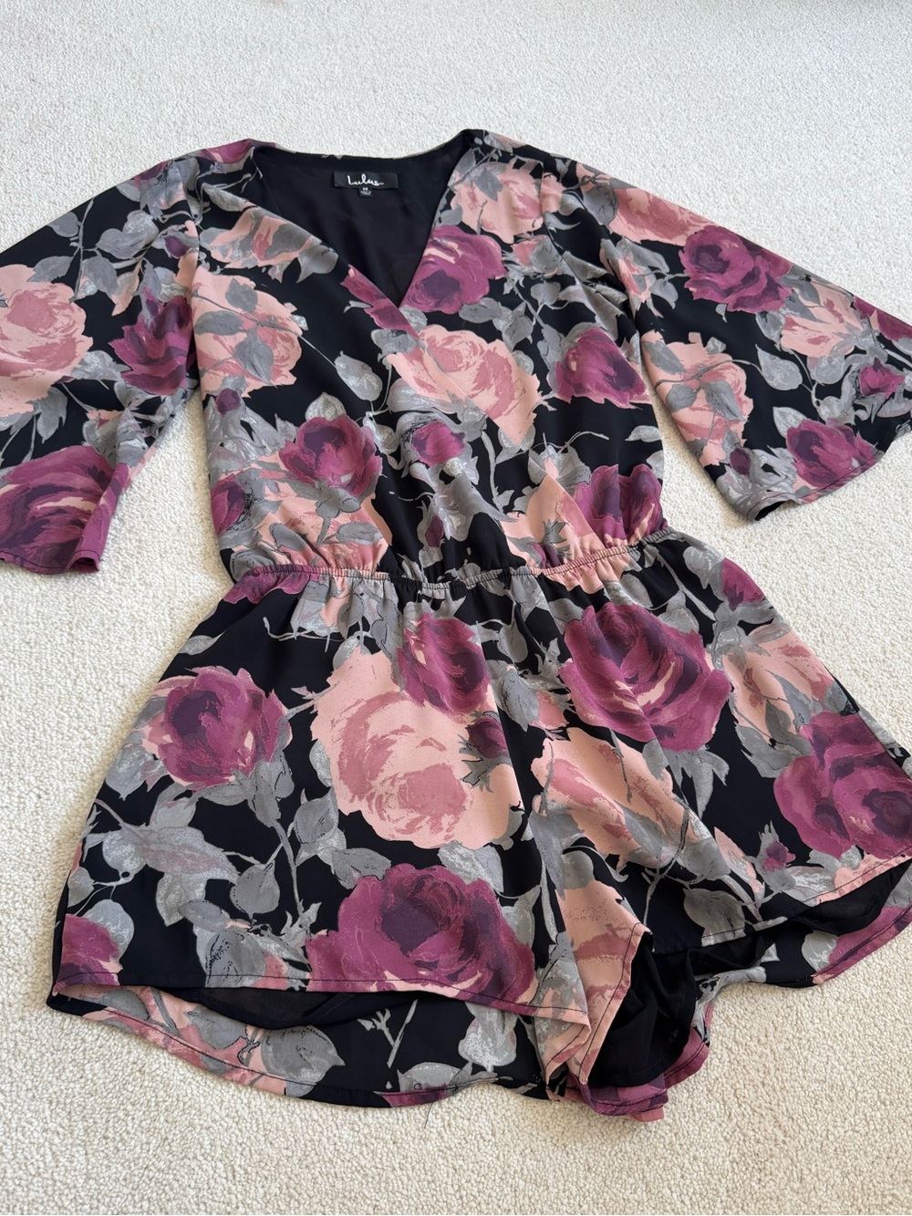 Lulus Floral Romper size Medium